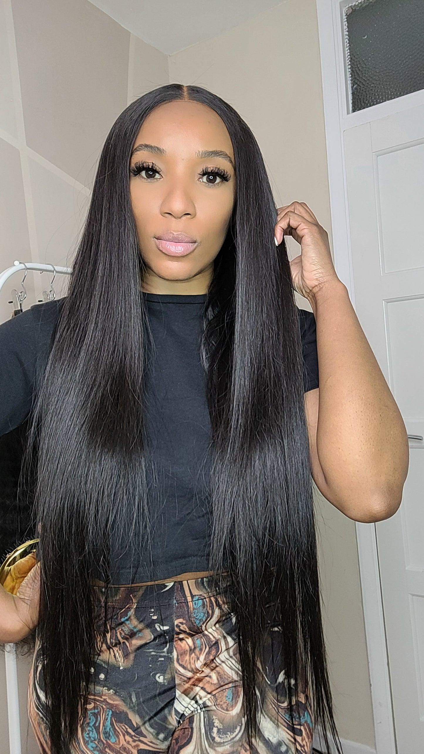 Bone straight raw virgin hair